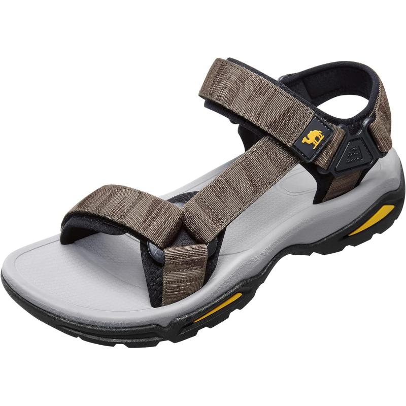 CAMEL CROWN Mens Hiking Sandals Waterproof with Arch Support Open Toe ...