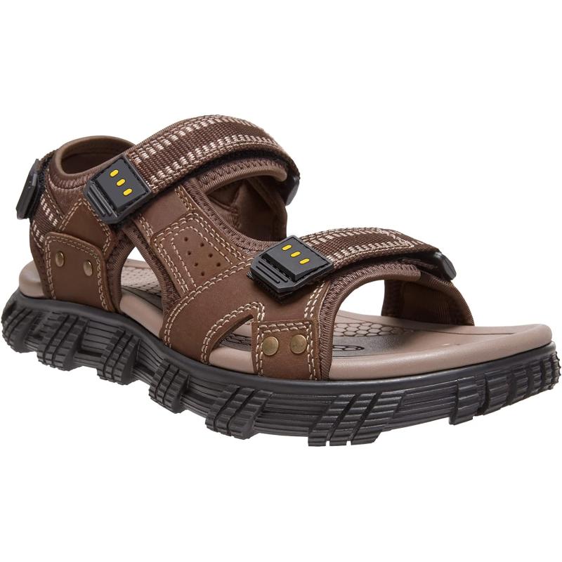 Camel Crown Mens Leather Hiking Sandals Waterproof Lightweight Sports Sandals Open Toe Anti 7072